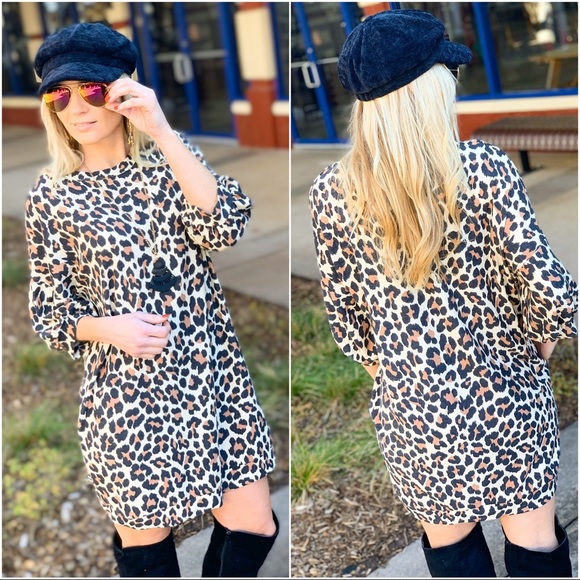 ✨LAST ONE✨SHOW ME YOUR WILD SIDE DRESS-LEOPARD - Picture 3 of 3